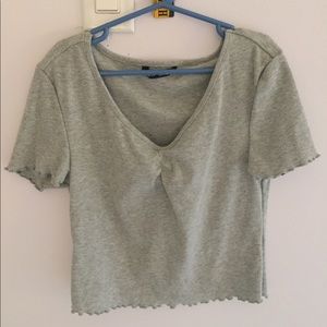 ruched crop top